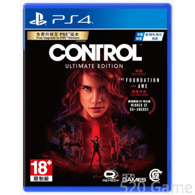 PS4 Control 控制 終極版   (繁中簡中英文)  亞洲版